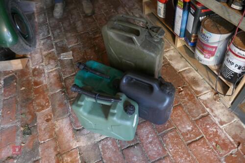 4 FUEL CANS