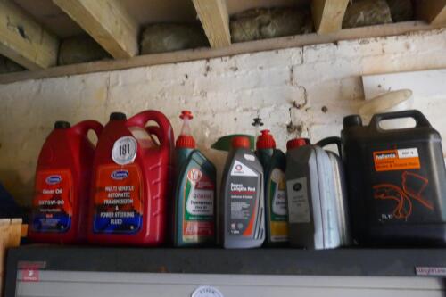 VARIOUS OILS + FLUIDS