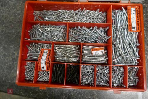 2 BOXES OF SCREWS