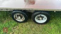1998 BATESON 16' BEAVER TAIL FLATBED - 16