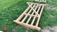 2 X 8' WOODEN GATES - 2
