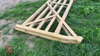 2 X 8' WOODEN GATES - 4