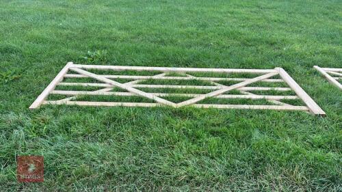 10' WOODEN FIELD GATE