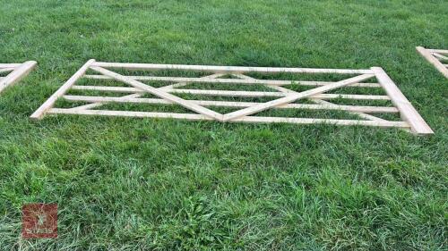 10' WOODEN FIELD GATE