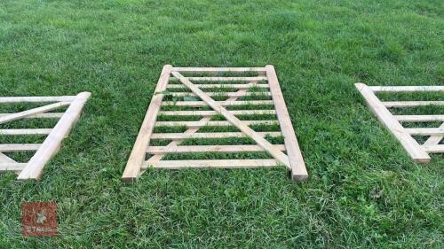 4' WOODEN SECURITY GATE