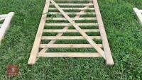 4' WOODEN SECURITY GATE - 5