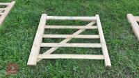 4' PEDESTRIAN WOODEN GATE - 2