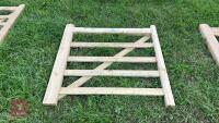 4' PEDESTRIAN WOODEN GATE - 3