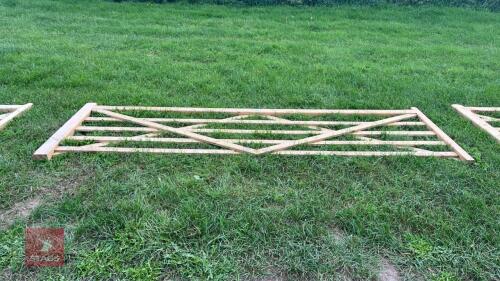 12' WOODEN FIELD GATE