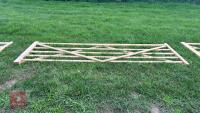 12' WOODEN FIELD GATE