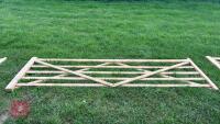 12' WOODEN FIELD GATE - 3