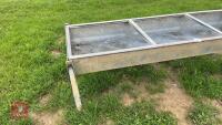 GALVANISED FREESTANDING CATTLE TROUGH - 3