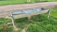 GALVANISED FREESTANDING CATTLE TROUGH - 7