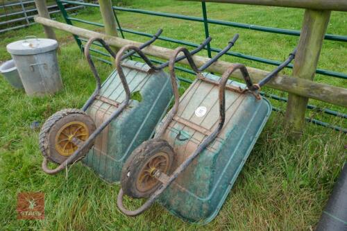 2 WHEEL BARROWS
