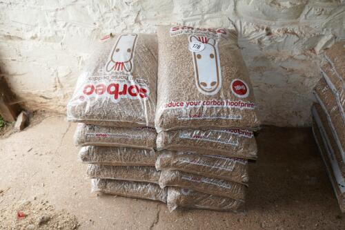 10 X 18KG BAGS OF SORBEO BEDDING