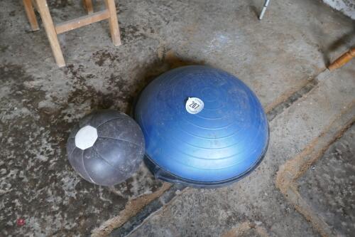 EXERCISE BALANCE & MEDICINE BALL