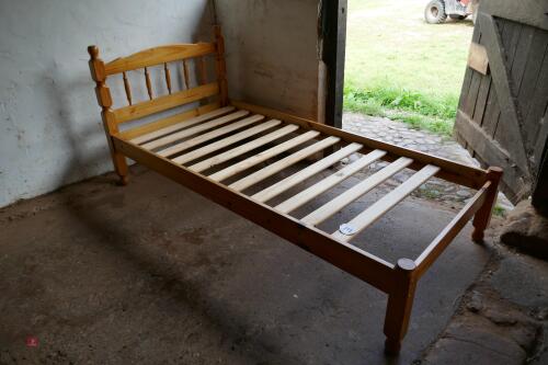 PINE SINGLE BED FRAME