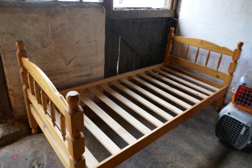 PINE SINGLE BED FRAME
