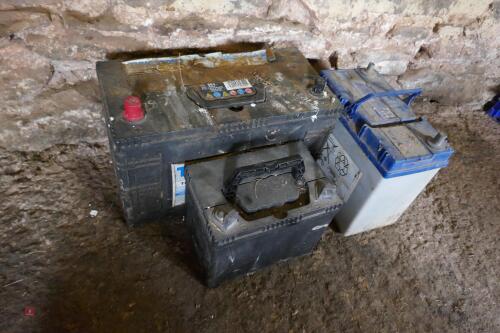 3 BATTERIES