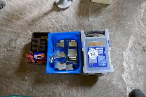 RAW PLUGS, BRACKETS, BOXES