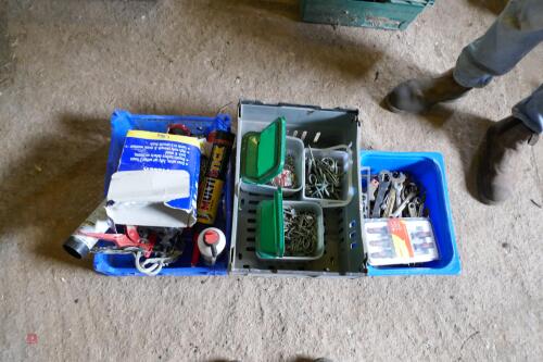 SPANNERS, FILES, STAPLES, ETC