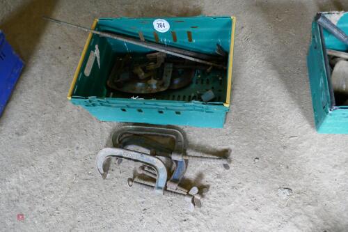 5 G-CLAMPS ETC