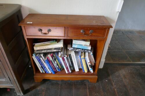 SMALL BOOK CASES & BOOKS
