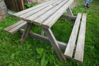 59'' X 21'' PICNIC TABLE - 4