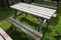 59'' X 21'' PICNIC TABLE - 5