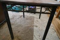 47'' X 20'' METAL FRAMED TABLE - 4