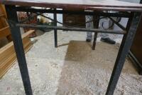 47'' X 20'' METAL FRAMED TABLE - 5