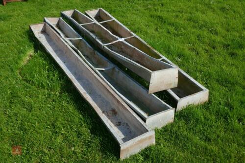 4 X 9' GROUND FEED TROUGHS (30)