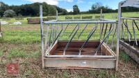 7' SQUARE GALVANISED CATTLE FEEDER