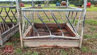 7' SQUARE GALVANISED CATTLE FEEDER - 4