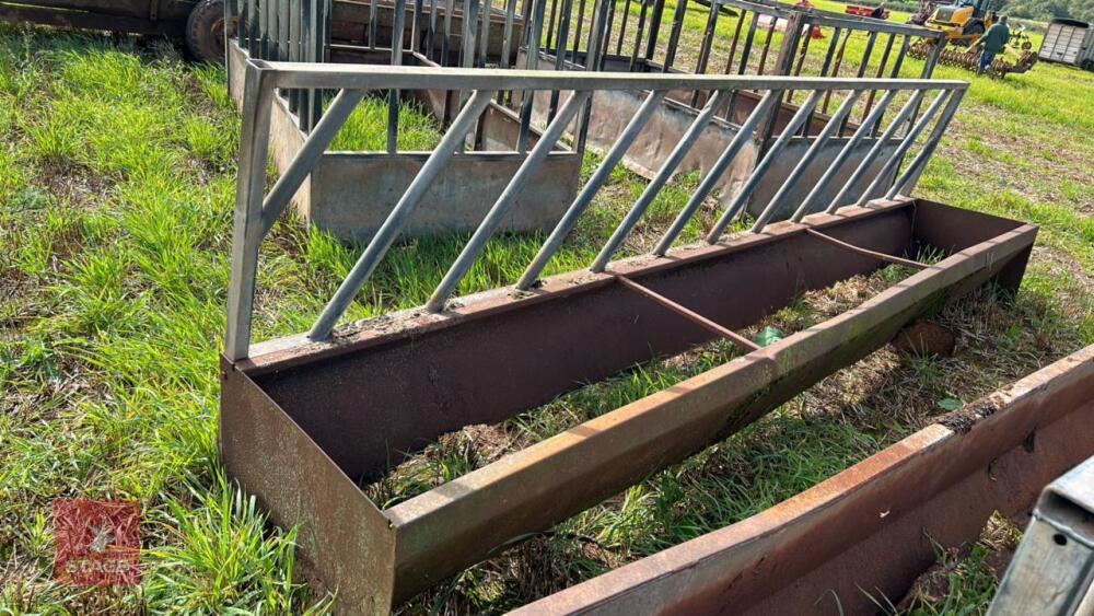 15' CATTLE FEED BARRIER/ TROUGH