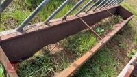 15' CATTLE FEED BARRIER/ TROUGH - 2