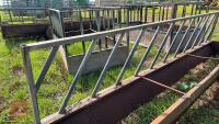 15' CATTLE FEED BARRIER/ TROUGH - 3