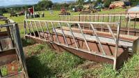 15' CATTLE FEED BARRIER/ TROUGH - 4