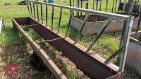 15' CATTLE FEED BARRIER/ TROUGH - 5