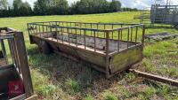 JOHN SHEPARD 18' CATTLE FEED TRAILER - 3