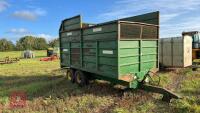 FRASER M15T 10T SILAGE TRAILER