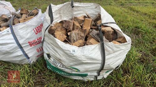 DUMPY BAG OF LOGS