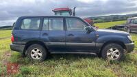 2002 TOYOTA LANDCRUISER GX 4X4 - 2