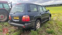 2002 TOYOTA LANDCRUISER GX 4X4 - 4