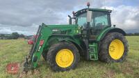 2019 JOHN DEERE 6145R 4WD TRACTOR - 2