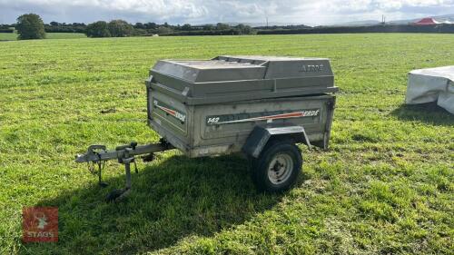 ERDE 142 SINGLE AXLE CAR TRAILER