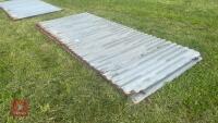 2 X 9'6'' CORRUGATED SHEETED DOOR - 2