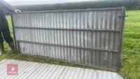 2 X 9'6'' CORRUGATED SHEETED DOOR - 8