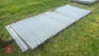 2 X 9' 6'' CORRUGATED SHEETED DOOR - 6