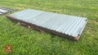 2 X 9'6'' CORRUGATED SHEETED DOOR - 3